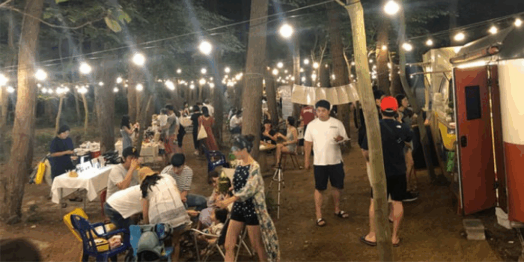 漢拏樹木園露天夜市